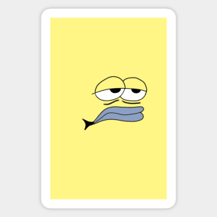 spongebob's friend fish Sticker